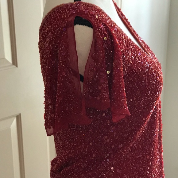 Adrianna Papell Boutique sequin top. Size small - Picture 3 of 5